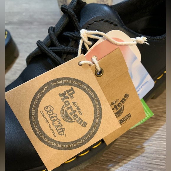 Dr. Martens 1461 Slip-Resistant Leather Oxfords in Black Men Sz. 8 Women’s 9 NWT - Picture 10 of 11